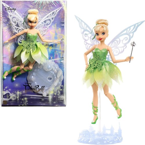 Mattel Disney Collector Συλλεκτική Κούκλα 100 Years Of Wonder Τίνκερ Μπελ HLX67 194735121786