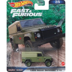 Mattel Hot Wheels Συλλεκτικά Αυτοκινητάκια Fast Και Furious Land Rover Defender 110 HNW46 / HKD26 194735101054