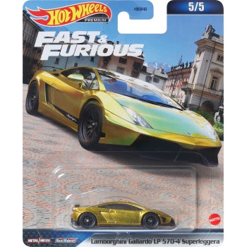 Mattel Hot Wheels Collectible Cars Fast And Furious Lamborghini Gallardo LP 570-4 Superleggera HNW46 / HMG52 194735126835