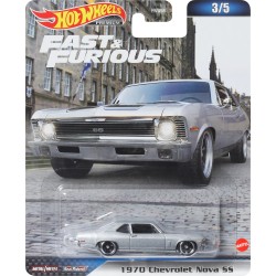 Mattel Hot Wheels Collectible Cars Fast And Furious 1970 Chevrolet Nova SS HNW46 / HNW54 194735151226