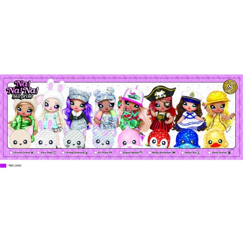MGA Entertainment Na! Na! Na! Surprise Doll Pom 2-In-1 Asst. 120094-EU 035051120094