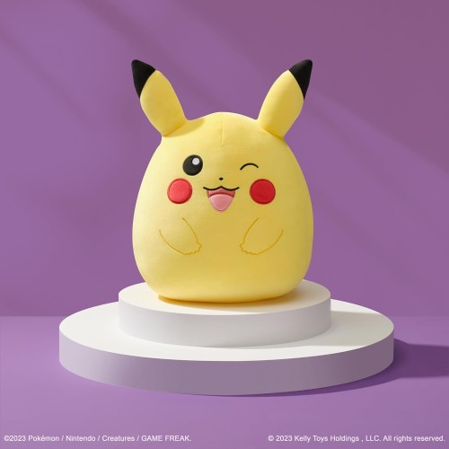 Kelly Toy Squishmallows Original 14-inch Pokemon Winking Pikachu Medium-sized Ultraso JWSQ0042 196566195448