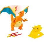 Jazwares Pokemon Deluxe Feature Includes 6 Interactive Charizard Plus 2-Inch JW002731 191726426448