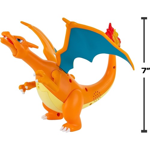 Jazwares Pokemon - Φιγούρα Charizard Με Ήχο, Φως Και Κίνηση JW002731 191726426448