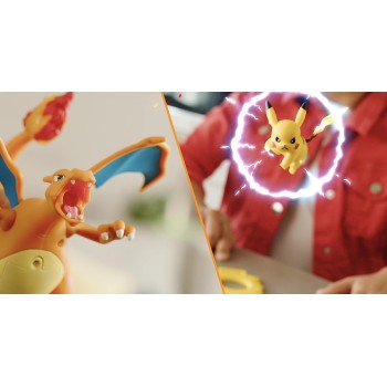 Jazwares Pokemon Deluxe Feature Includes 6 Interactive Charizard Plus 2-Inch JW002731 191726426448