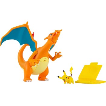 Jazwares Pokemon Deluxe Feature Includes 6 Interactive Charizard Plus 2-Inch JW002731 191726426448