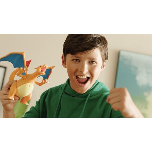 Jazwares Pokemon - Φιγούρα Charizard Με Ήχο, Φως Και Κίνηση JW002731 191726426448
