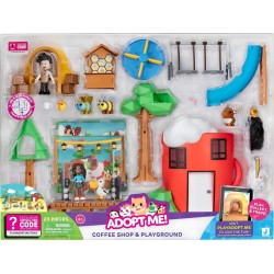 Jazwares Υιοθετήστε με! Coffee Shop και Playground Μεγάλο Playset - Κορυφαίο διαδικτυακό παιχνίδι - Διασκέδαση AME0019 191726499