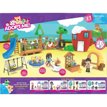 Jazwares Υιοθετήστε με! Coffee Shop και Playground Μεγάλο Playset - Κορυφαίο διαδικτυακό παιχνίδι - Διασκέδαση AME0019 191726499