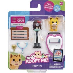 Jazwares Adopt Me - Φιγούρες 2 Τεμ. Νοσοκομείο Dr. Heart And Ginger Cat Friends Pack, Wave 1 AME0015 191726499121