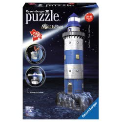 Ravensburger Παζλ 3D 216Τμχ Φάρος Νυχτερινή Έκδοση 12577 4005556125777