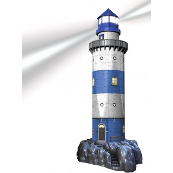 Ravensburger Παζλ 3D 216Τμχ Φάρος Νυχτερινή Έκδοση 12577 4005556125777