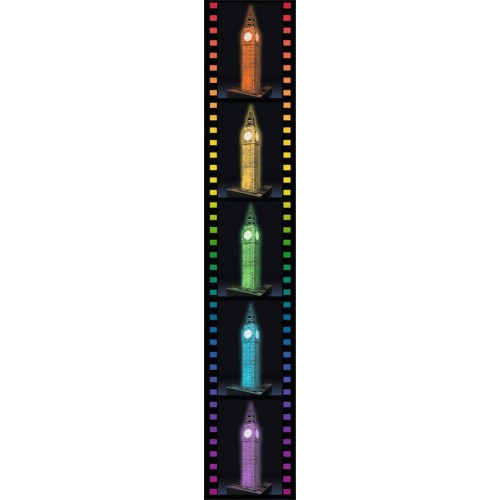 Ravensburger Παζλ 3D 216Τμχ Big Ben Νυχτερινή Έκδοση 12588 4005556125883