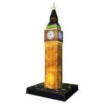 Ravensburger Παζλ 3D 216Τμχ Big Ben Νυχτερινή Έκδοση 12588 4005556125883