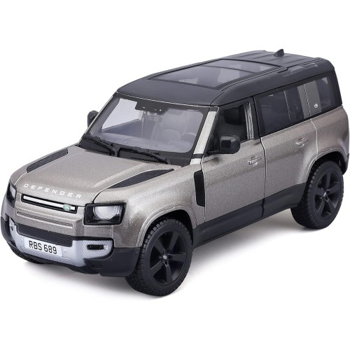 Bburago 1/24 Land Rover Defender 2022 18/21101 SILVER 4893993014347