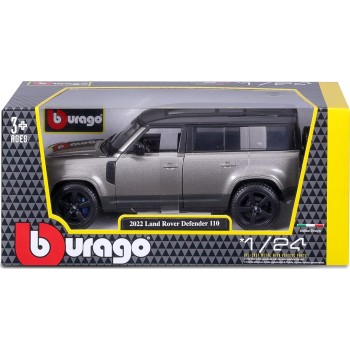 Bburago 1/24 Land Rover Defender 2022 Συλλεκτικό Αυτοκίνητο 18/21101 SILVER 4893993014347