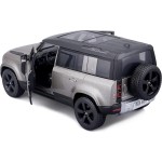 Bburago 1/24 Land Rover Defender 2022 Συλλεκτικό Αυτοκίνητο 18/21101 SILVER 4893993014347