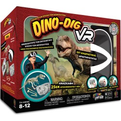 Abacus Brands Dino Dig VR Επιστημονικό Σετ Εικονικής Πραγματικότητας Πλήρης Ελληνική Έκδοση 118974 850009794925