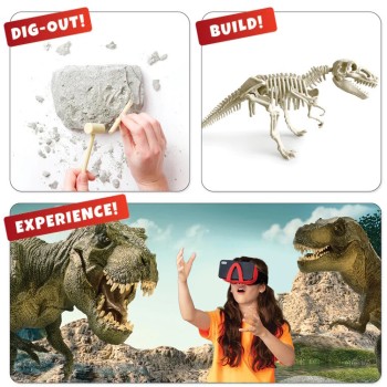 Abacus Brands Dino Dig VR Επιστημονικό Σετ Εικονικής Πραγματικότητας Πλήρης Ελληνική Έκδοση 118974 850009794925