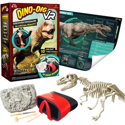 Abacus Brands Dino Dig VR Επιστημονικό Σετ Εικονικής Πραγματικότητας Πλήρης Ελληνική Έκδοση 118974 850009794925