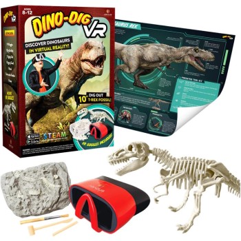 Abacus Brands Dino Dig VR Επιστημονικό Σετ Εικονικής Πραγματικότητας Πλήρης Ελληνική Έκδοση 118974 850009794925