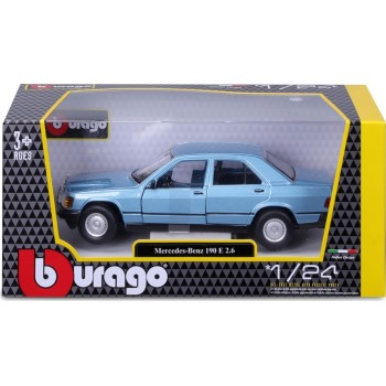 Bburago Mercedes-Benz 190E Blue 21103 4893993211036