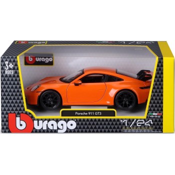 Bburago 1/24 Porsche 911 GT3 Πορτοκαλί Συλλεκτικό Αυτοκίνητο 18/21104 ORANGE 4893993015290