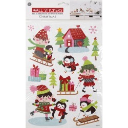 Christakopoulos Christmas Wall Sticker 2 Pcs. 24.5 x 35cm. 5712 5212007581849