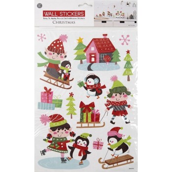 Christakopoulos Christmas Wall Sticker 2 Pcs. 24.5 x 35cm. 5712 5212007581849