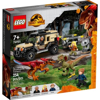 LEGO Jurassic World Pyroraptor And Dilophosaurus Transport 76951 5702016973877