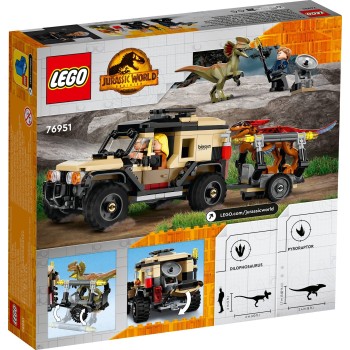 LEGO Jurassic World Pyroraptor And Dilophosaurus Transport 76951 5702016973877