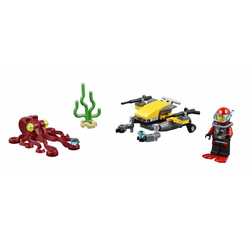 LEGO CITY Deep Sea Scuba Scooter Υποβρύχιο Σκούτερ Της Βαθιάς Θάλασσας 60090 5702015350617