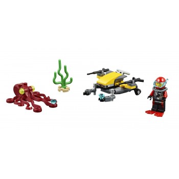 LEGO CITY Deep Sea Scuba Scooter Υποβρύχιο Σκούτερ Της Βαθιάς Θάλασσας 60090 5702015350617
