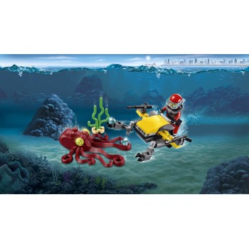 LEGO CITY Deep Sea Scuba Scooter Υποβρύχιο Σκούτερ Της Βαθιάς Θάλασσας 60090 5702015350617