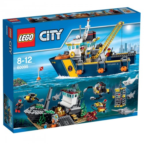 LEGO CITY Deep Sea Exploration Vess Ερευνητικό Σκάφος Της Βαθιάς Θάλασσας 60095 5702015350655