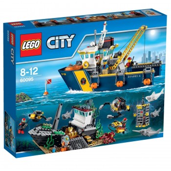 LEGO CITY Deep Sea Exploration Vess Ερευνητικό Σκάφος Της Βαθιάς Θάλασσας 60095 5702015350655