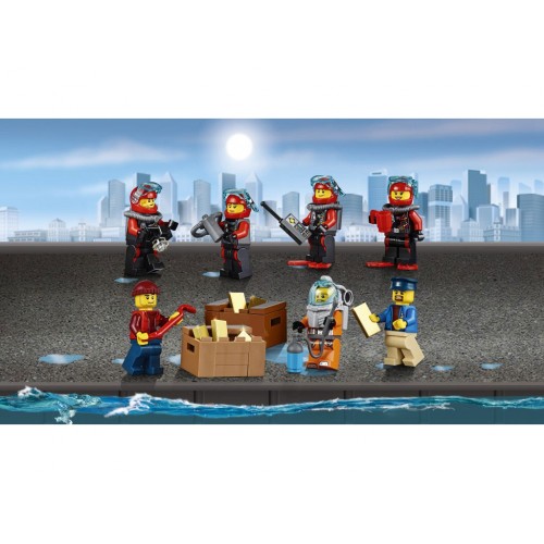 LEGO CITY Deep Sea Exploration Vess Ερευνητικό Σκάφος Της Βαθιάς Θάλασσας 60095 5702015350655