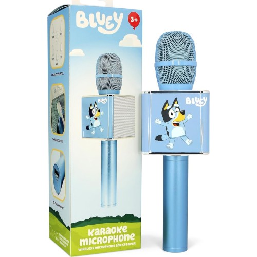 otl technologies Bl1077 Bluey Wireless Karaoke Microphone With Built-In Speaker  5055371627061