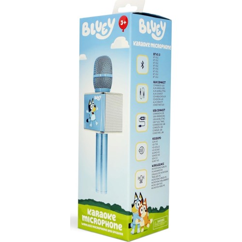 otl technologies Bl1077 Bluey Wireless Karaoke Microphone With Built-In Speaker  5055371627061