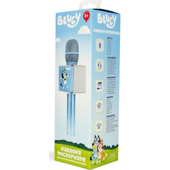 otl technologies Bl1077 Bluey Wireless Karaoke Microphone With Built-In Speaker  5055371627061