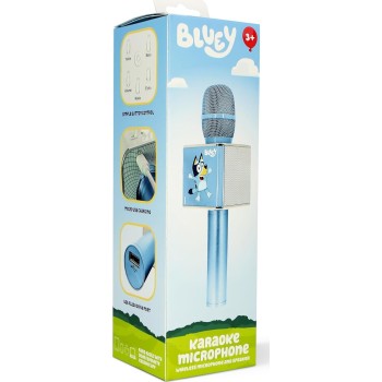 otl technologies Bl1077 Bluey Wireless Karaoke Microphone With Built-In Speaker  5055371627061