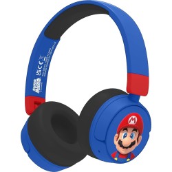 otl technologies Sm1001 Super Mario Wireless Kids Headphones - Blue  5055371625753