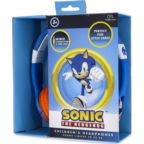 otl technologies Sh0911 Kids Wired Headphones - Sonic The Hedgehog Kids Blue  5055371624930