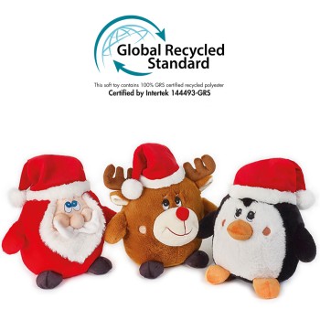 LELLY Puffotti Play Eco Christmas Plushies - 1 Piece 800251 8004332002512