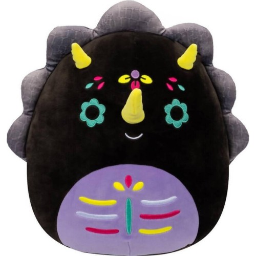 Kelly Toy Squishmallows Day Of The Dead - Wave 2 Plush (6 Designs) 19Cm - Tetero The Triceratops JWSQ0595 196566216259