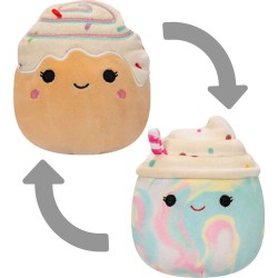 Kelly Toy Squishmallows Flipmallows - Λούτρινα Wave 2 (/ 2 Σε 1) 13Εκ - Καφές Ουράνιο Τόξο-Cinnamon Roll JWSQ0128 196566215788