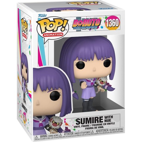 Funko pop! animation: boruto - sumire kakei with nue - boruto: naruto next genera 61389 889698613897