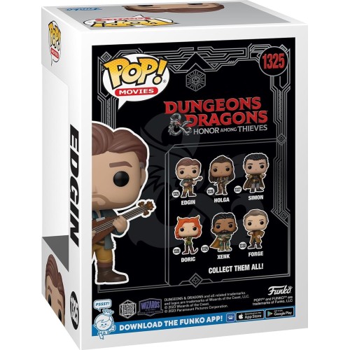 Funko pop! movies: dungeons and dragons - edgin - dandd - collectable vinyl figur 68079 889698680790