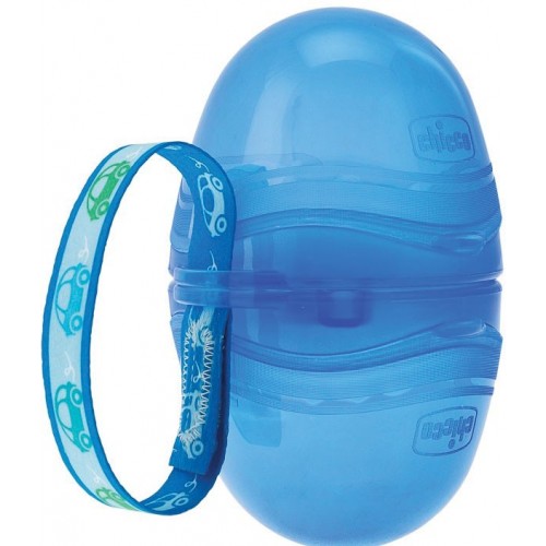 Chicco Διπλή Θήκη Πιπίλας Μπλε C80-07264-80 8058664033089
