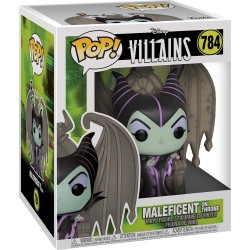 Funko pop deluxe disney: villains - maleficent on throne 784 φιγούρα βινυλίου 49817 889698498173